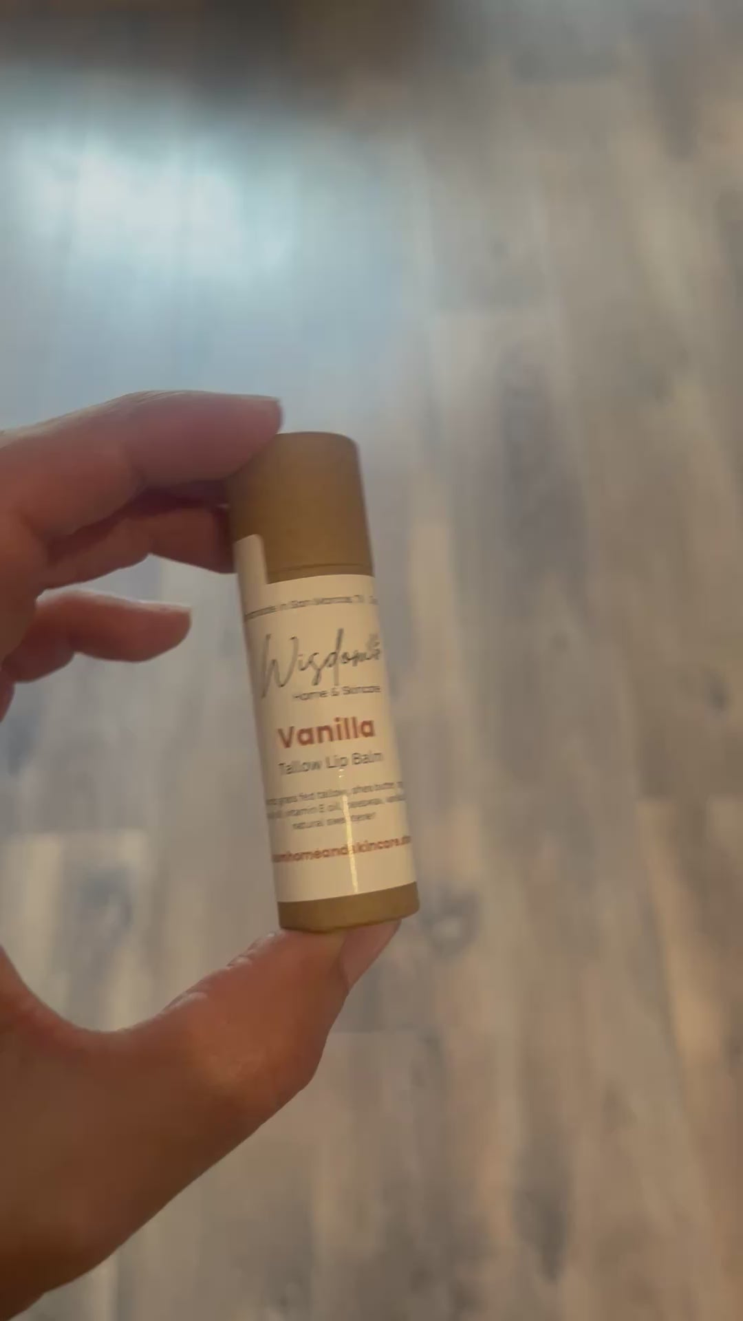 Vanilla Tallow Lip Balm