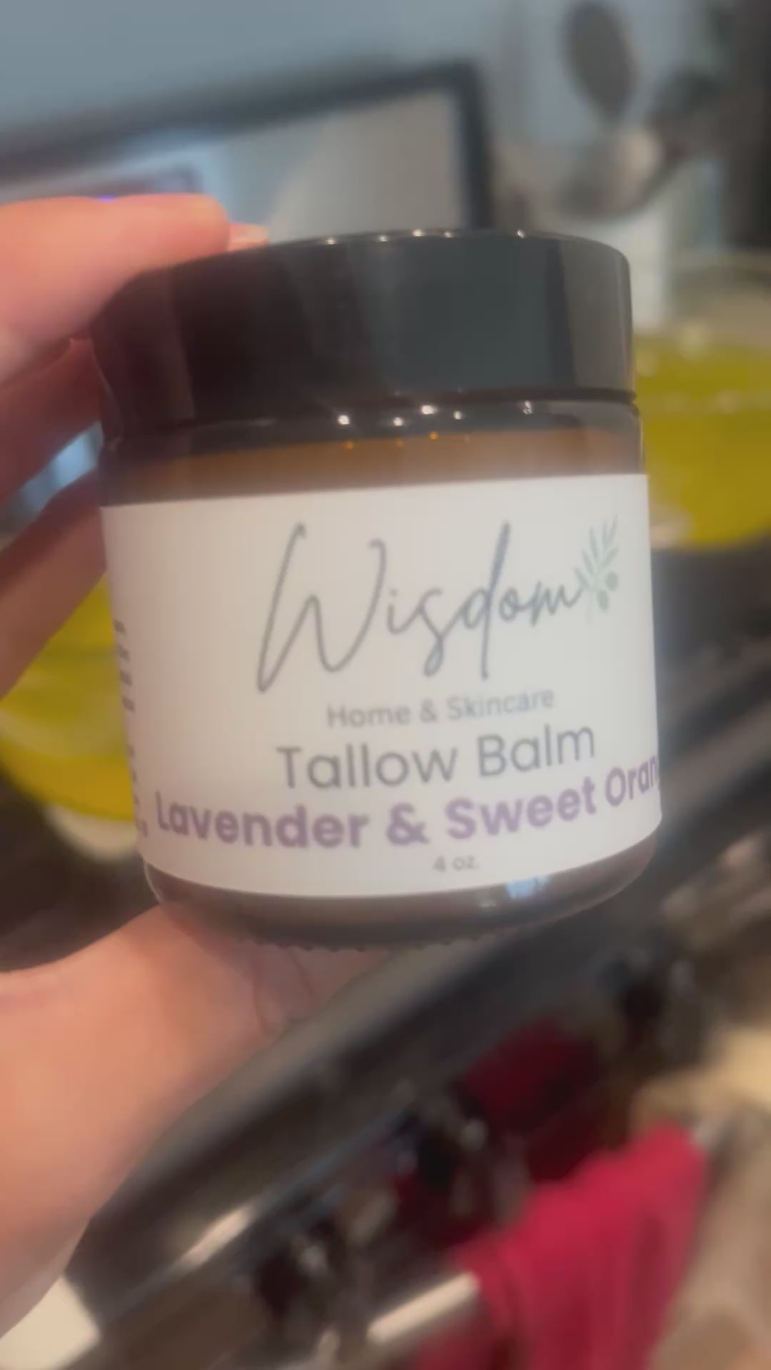 Lavender & Sweet Orange Tallow Balm